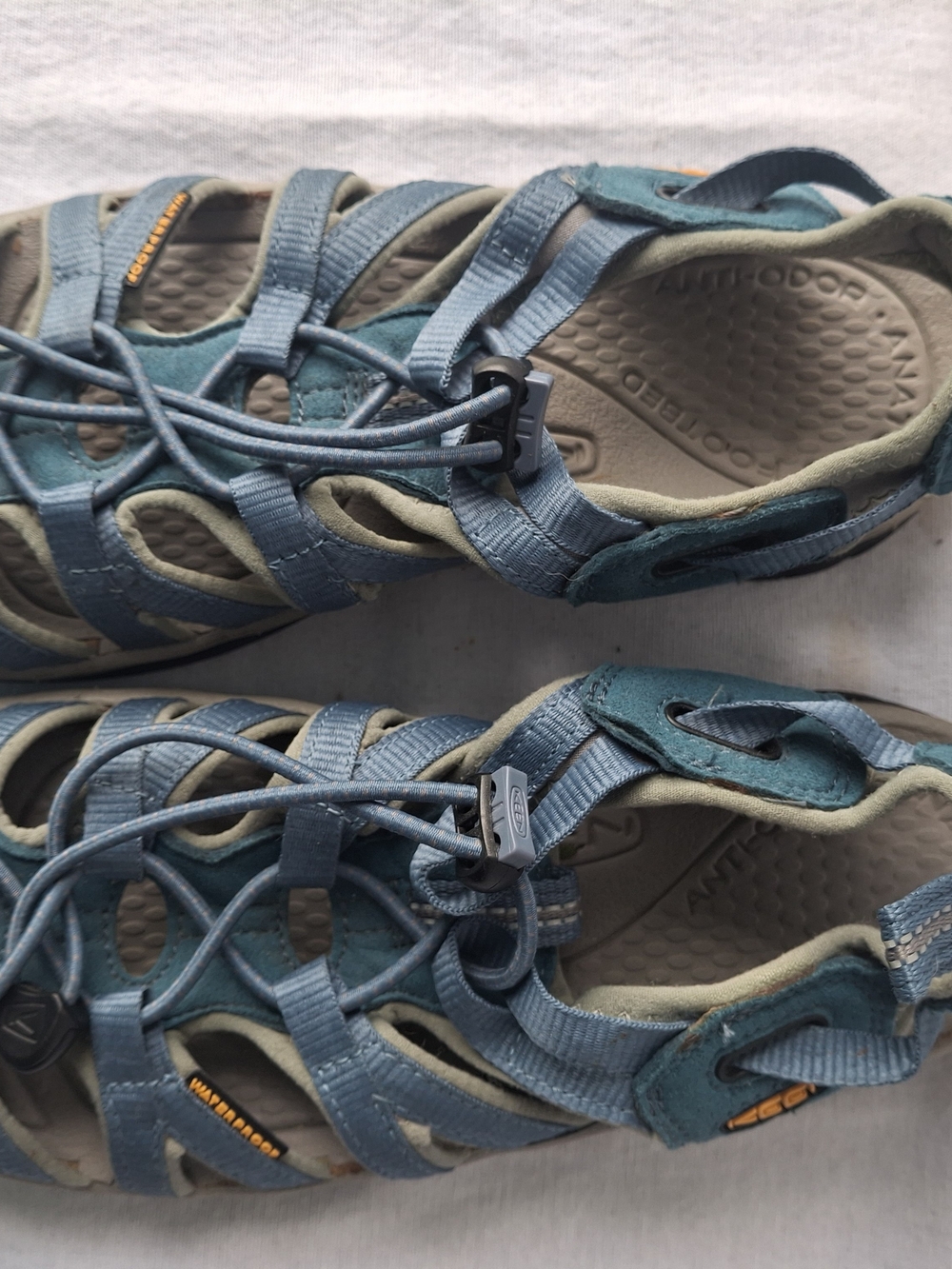 KEEN Teal and Gray Kids' Outdoor Sandals